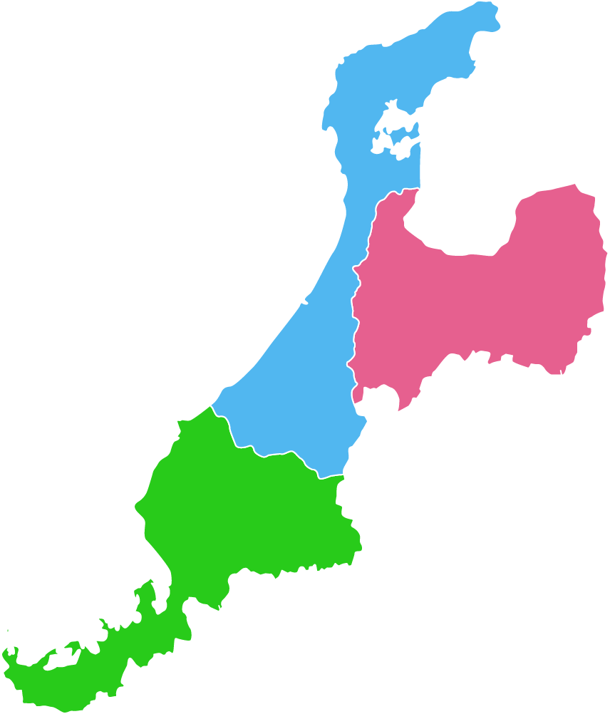 北陸3県　マップ